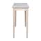 International Concepts Rectangle Shaker Console Table Standard Length, 48 W, 16 L, 30 in H, Wood, Unfinished OT-9S - alternate 3